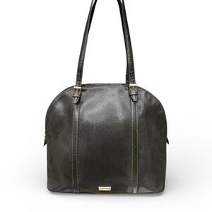 Etro Milano Embossed Textured Leather Shoulder Tote – Made in Italy